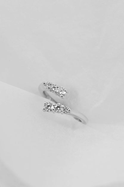 0.60ct Round Wrap Lab Grown Diamond Wedding Band