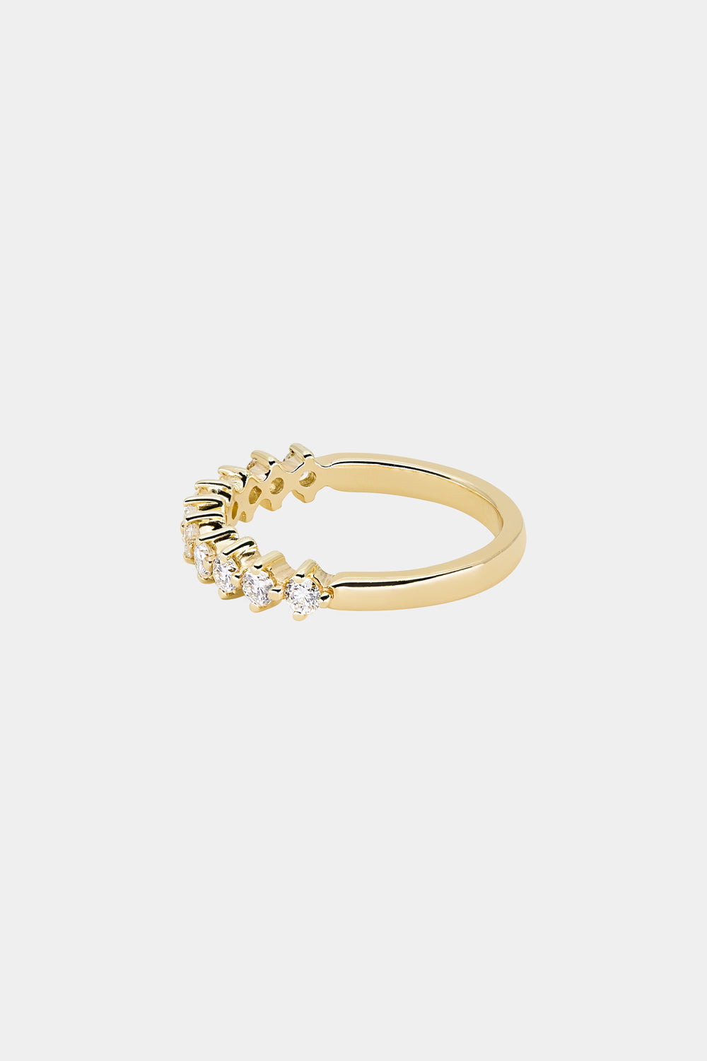 0.15 TCW Round Milgrain Lab Grown Diamond Wedding Band
