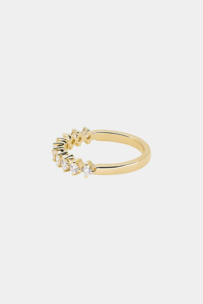 0.50ct Round Half Eternity Lab Grown Diamond Wedding Band