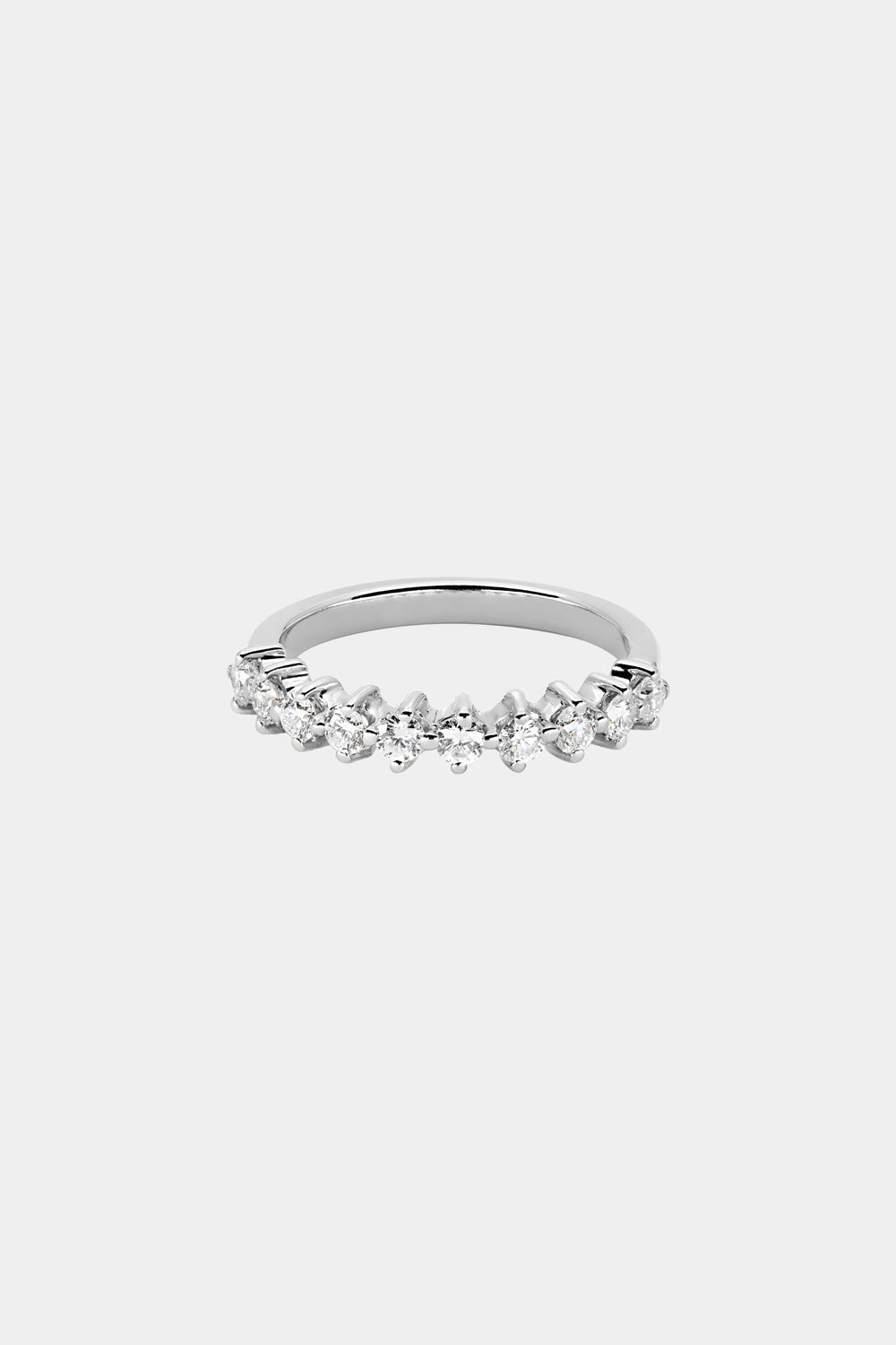 0.15 TCW Round Milgrain Lab Grown Diamond Wedding Band