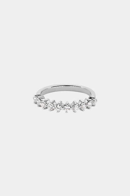 0.50ct Round Half Eternity Lab Grown Diamond Wedding Band