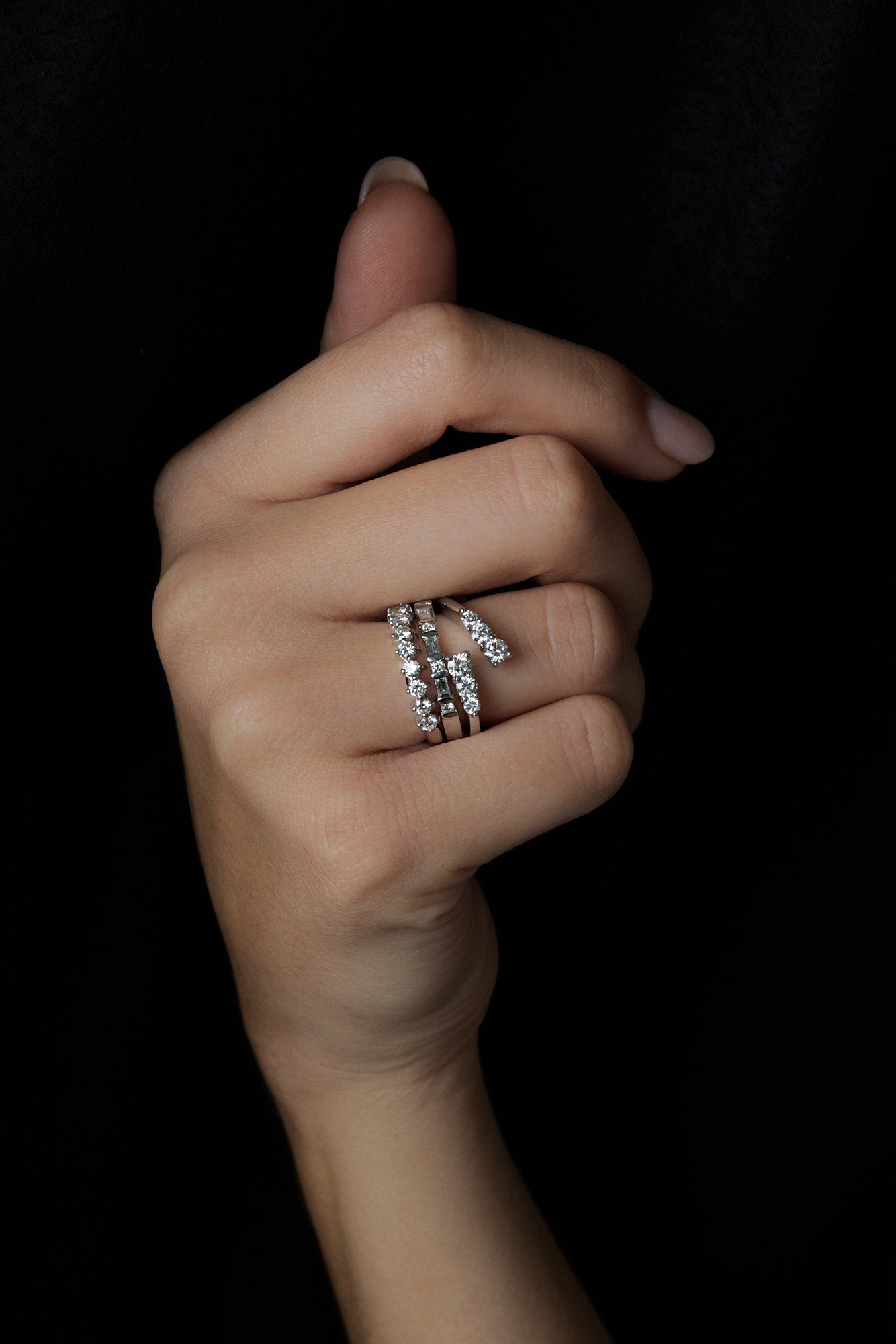 0.15 TCW Round Milgrain Lab Grown Diamond Wedding Band