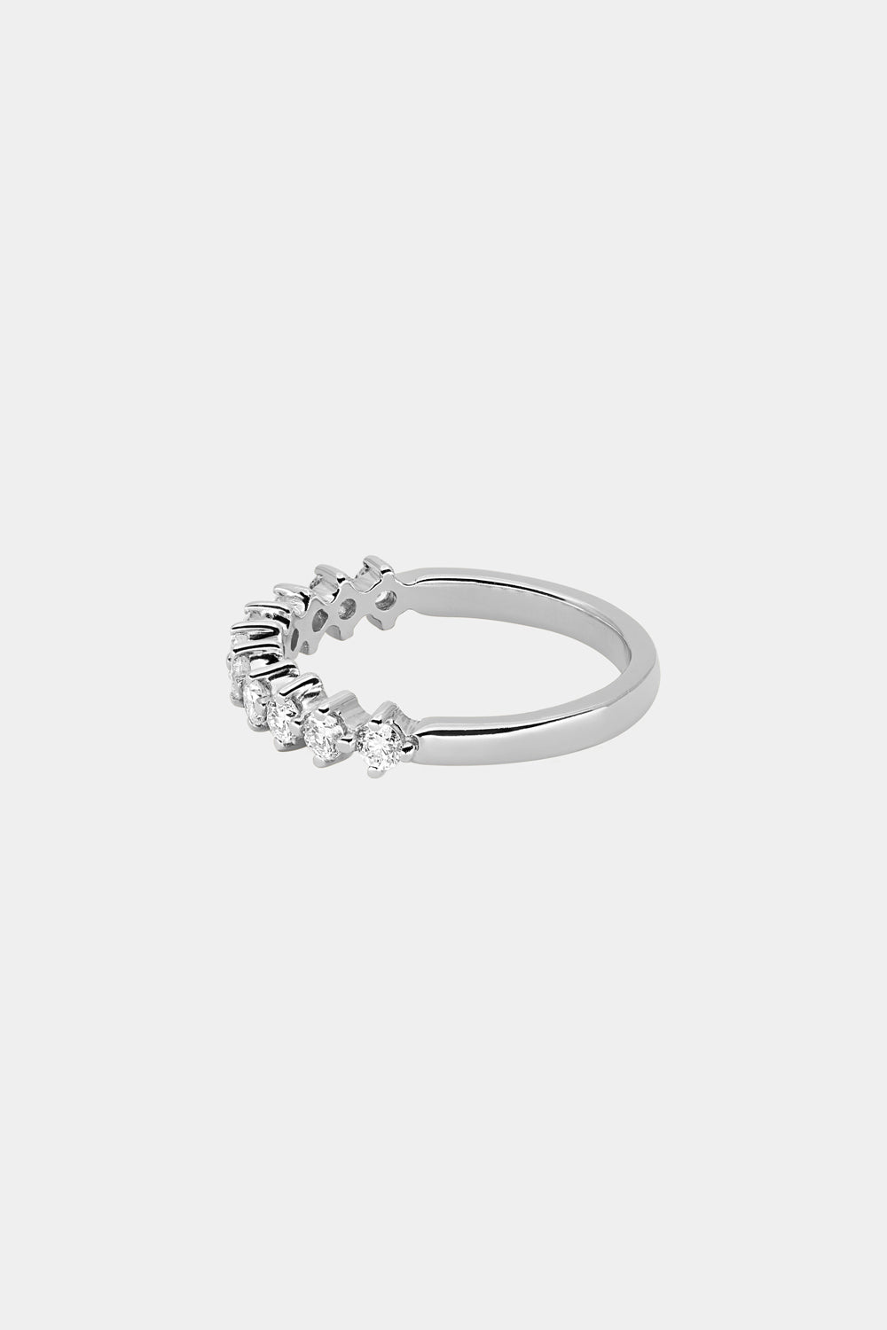 0.15 TCW Round Milgrain Lab Grown Diamond Wedding Band