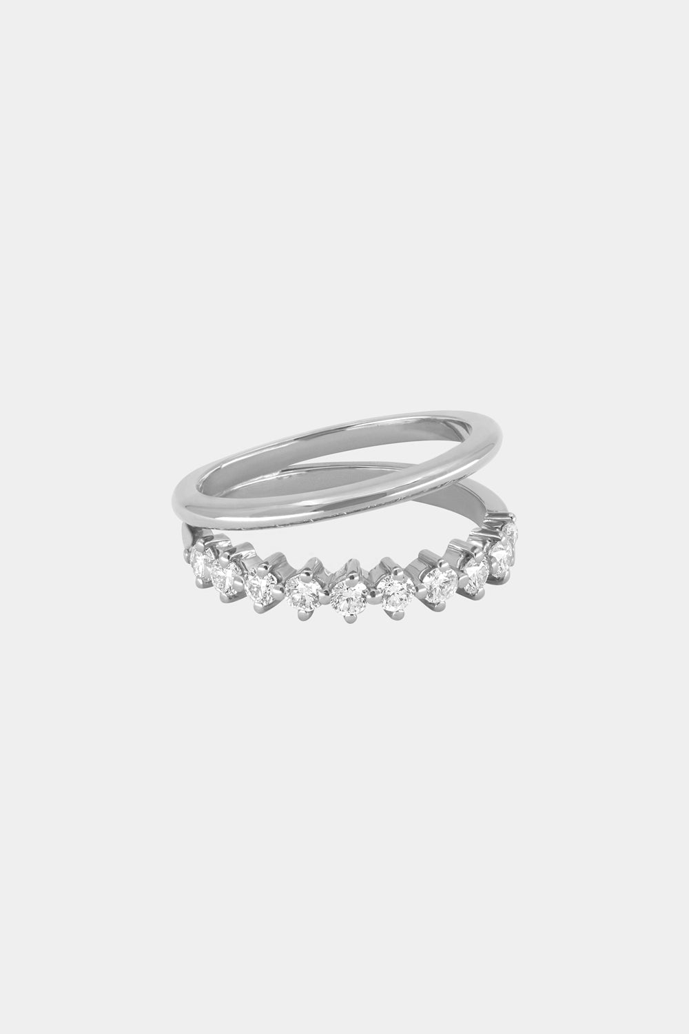 0.15 TCW Round Milgrain Lab Grown Diamond Wedding Band