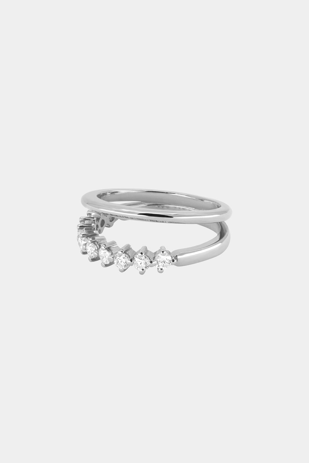 0.15 TCW Round Milgrain Lab Grown Diamond Wedding Band