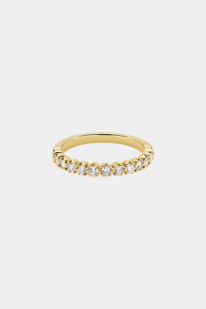 3.9ct Round Half Eternity Lab Grown Diamond Wedding Band