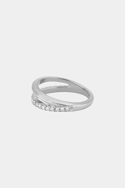 0.28ct Round Curved Half Eternity Lab Grown Diamond Wedding Band