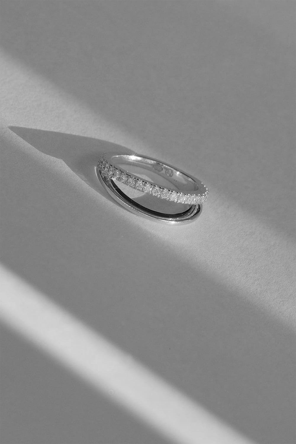 0.15 TCW Round Milgrain Lab Grown Diamond Wedding Band