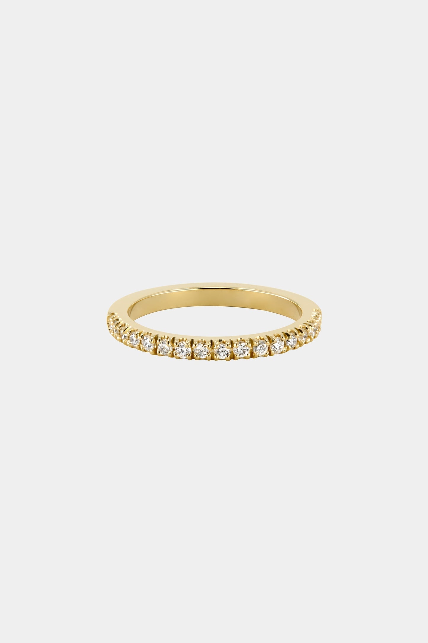 0.15 TCW Round Milgrain Lab Grown Diamond Wedding Band