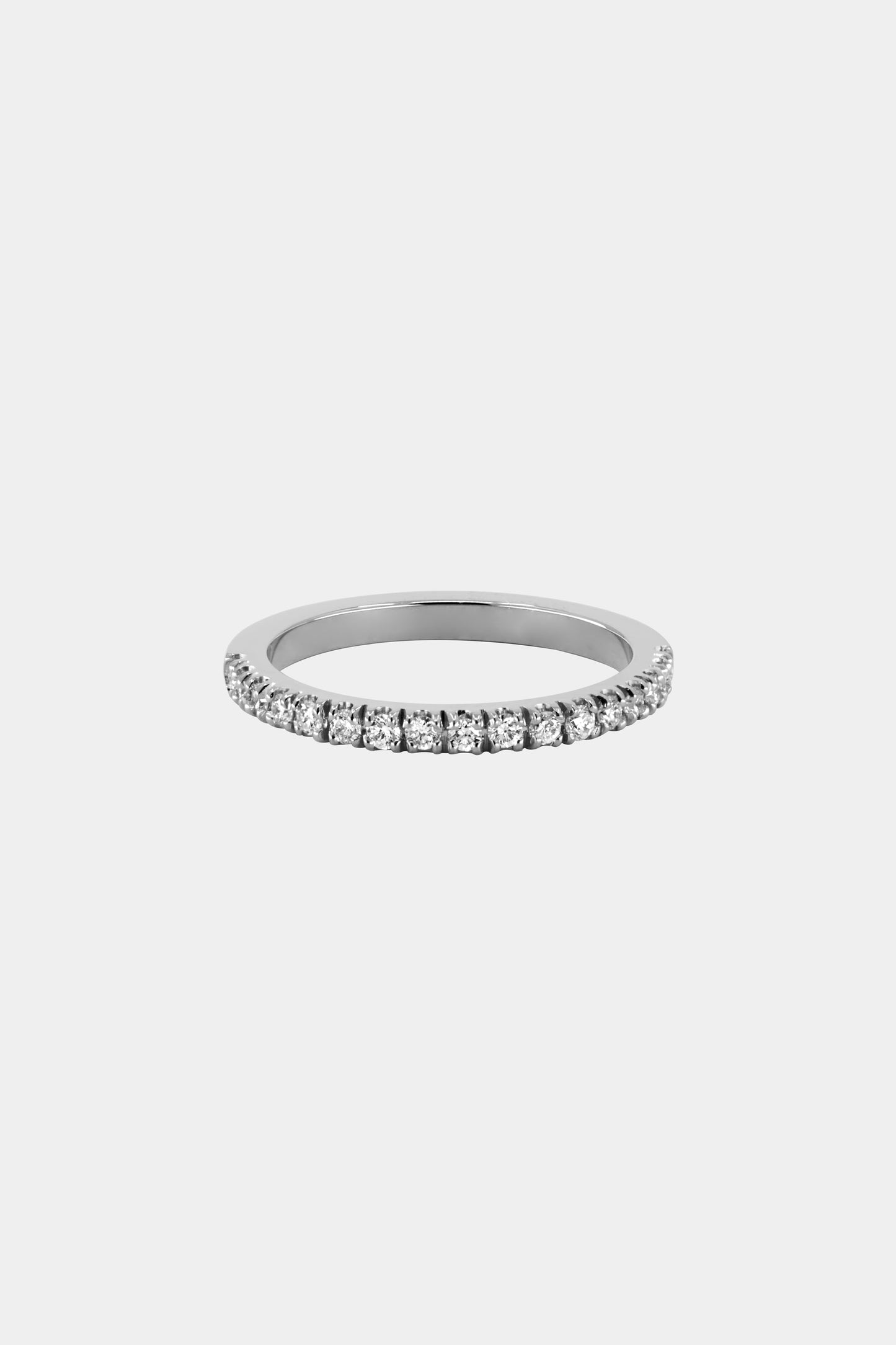 0.15 TCW Round Milgrain Lab Grown Diamond Wedding Band
