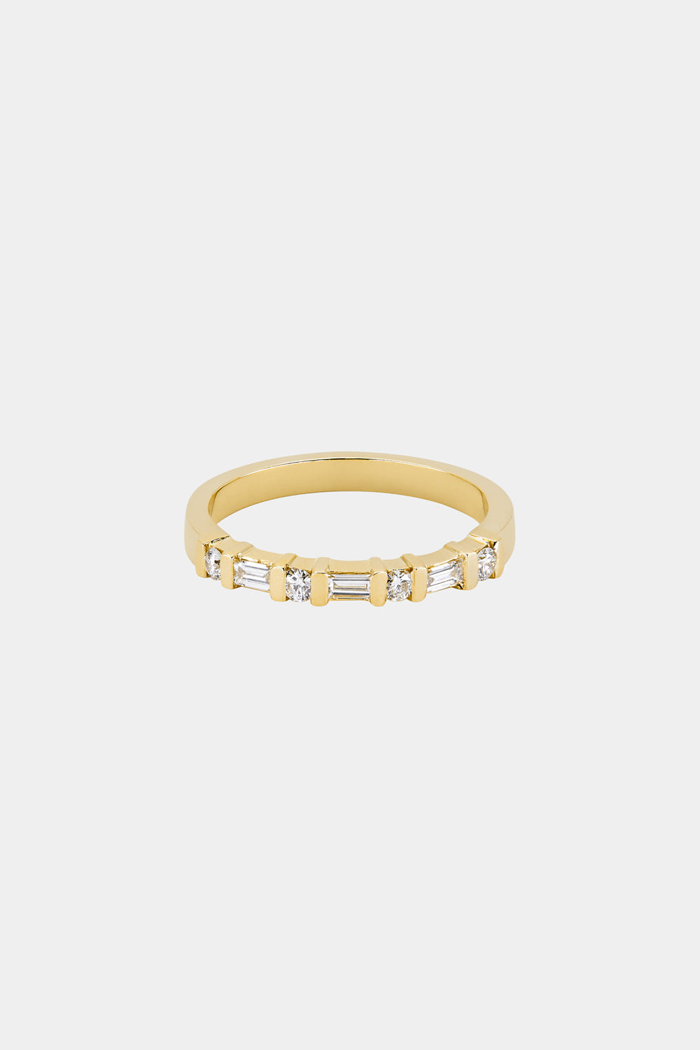 0.15 TCW Round Milgrain Lab Grown Diamond Wedding Band