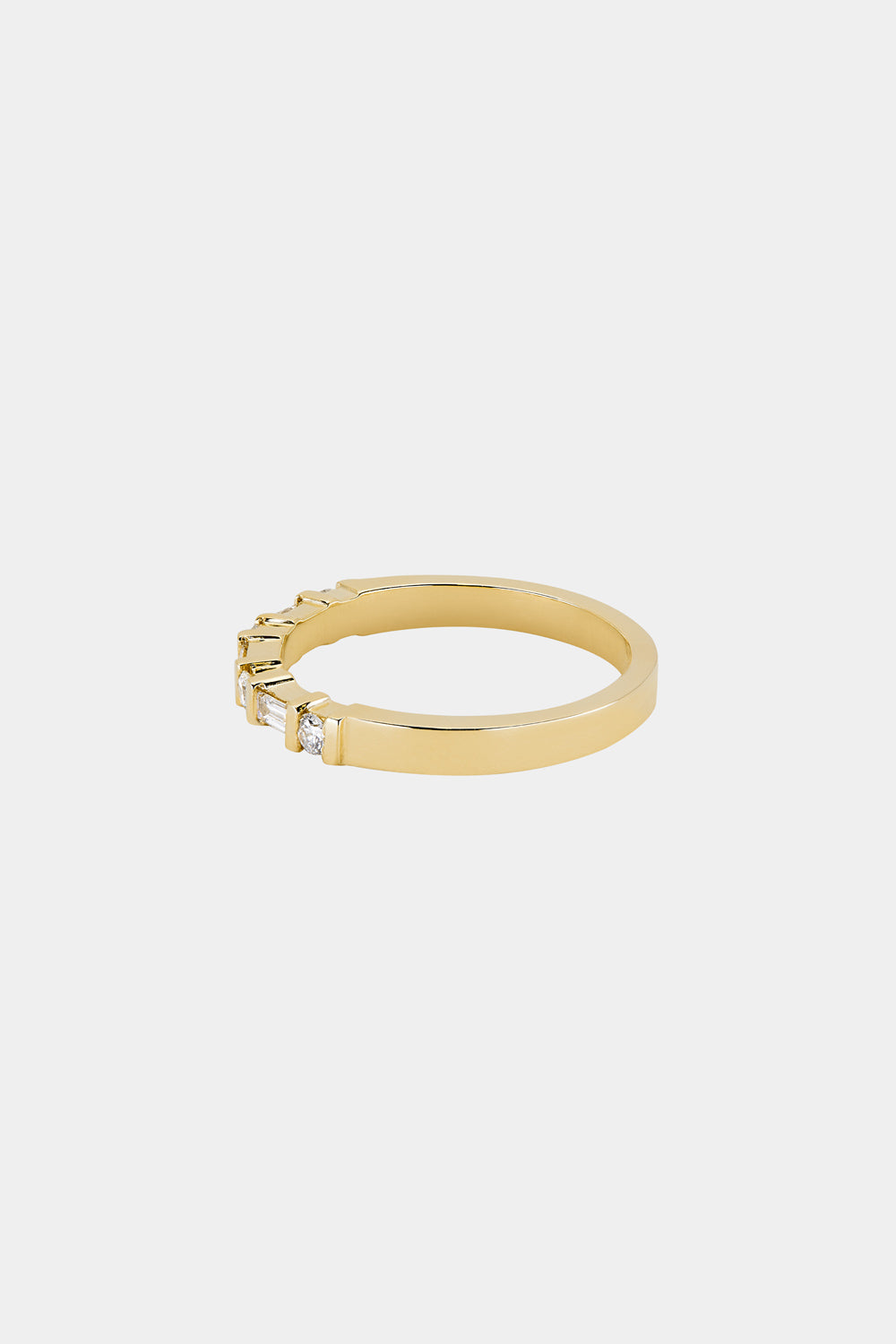 0.15 TCW Round Milgrain Lab Grown Diamond Wedding Band