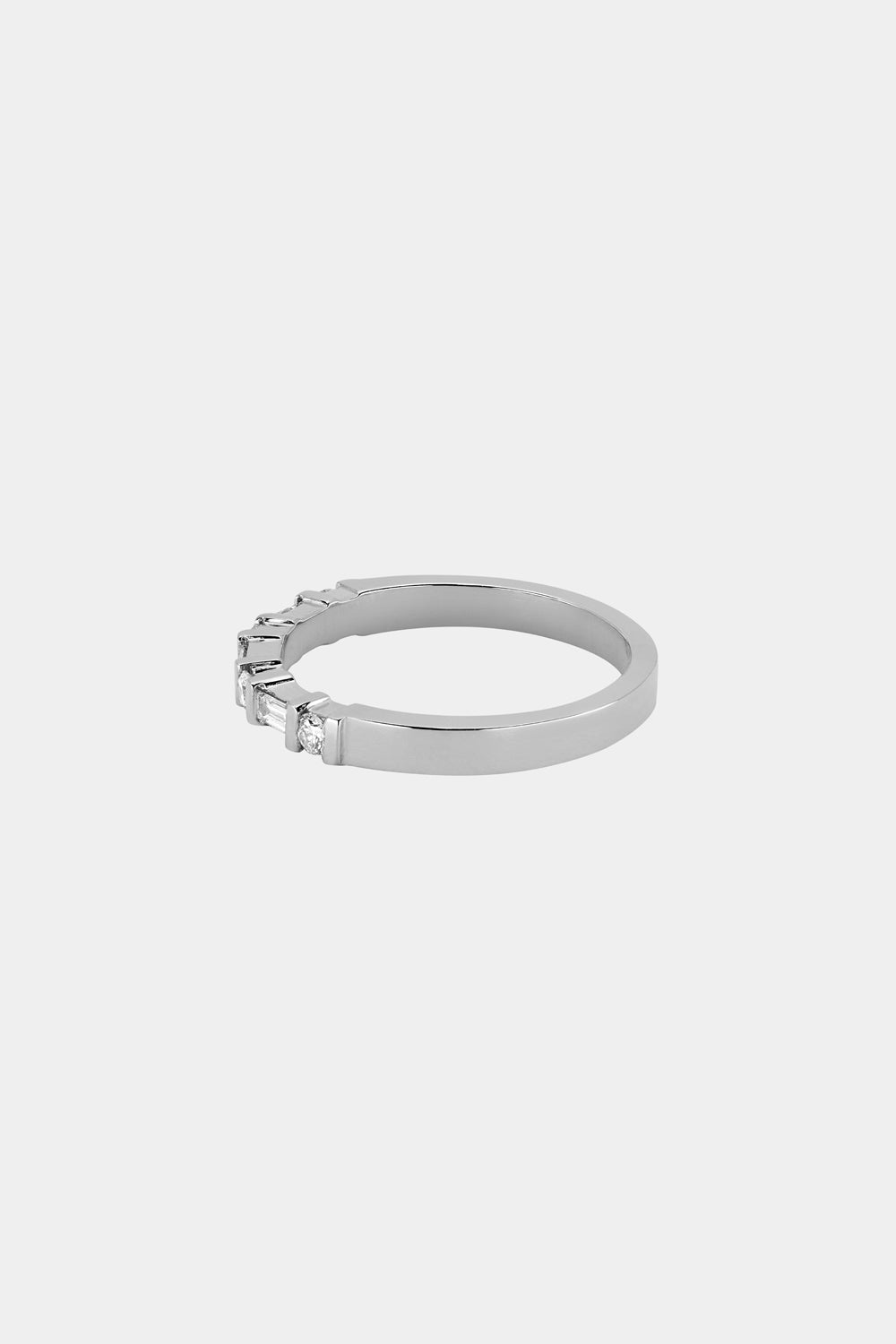 0.15 TCW Round Milgrain Lab Grown Diamond Wedding Band