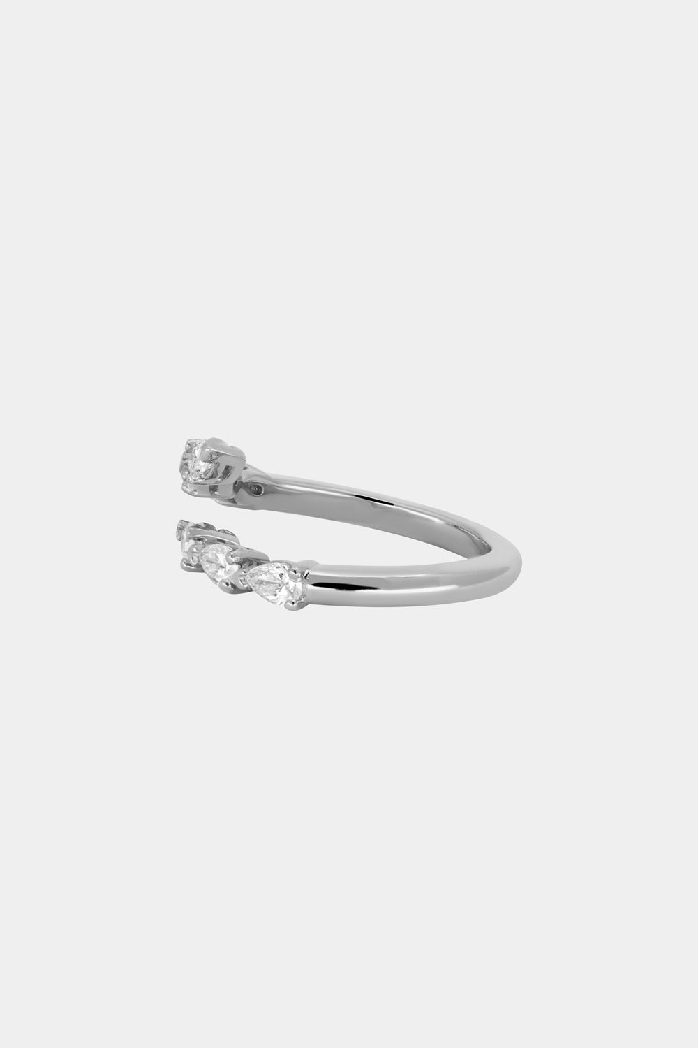 0.15 TCW Round Milgrain Lab Grown Diamond Wedding Band