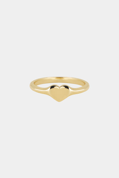 Mini Heart Signet Ring