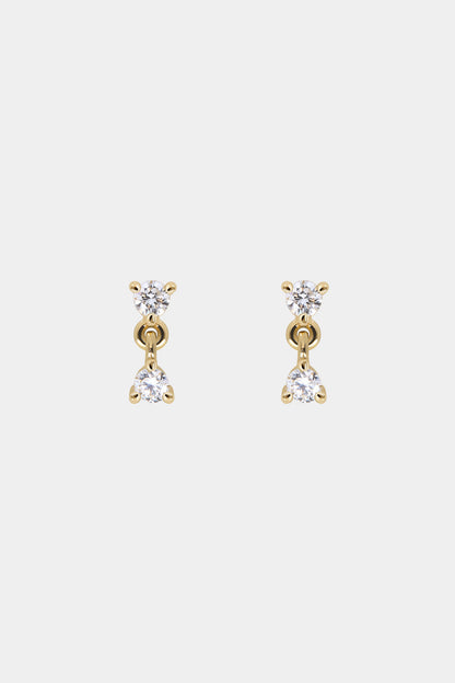 0.10ct Round Moissanite Stud Earrings
