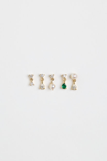 0.10ct Round Moissanite Stud Earrings