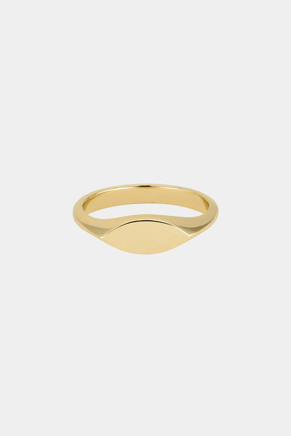 Mini Marquise Signet Ring