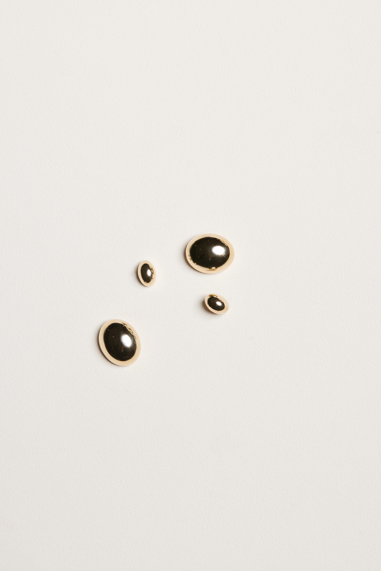 Vivienne Small Oval Studs | 925 Sterling Silver