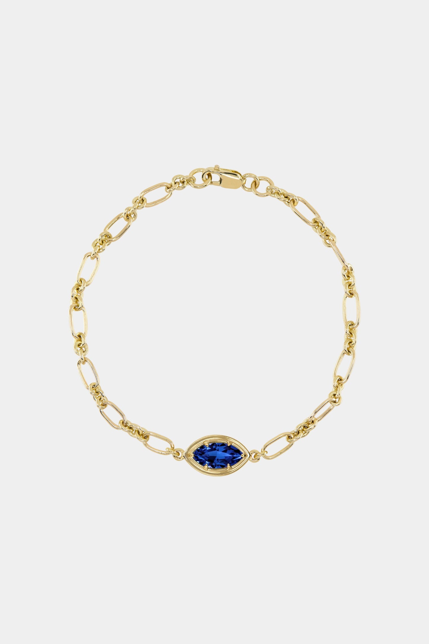 Roma Marquise Gemstone Bracelet | 925 Sterling Silver