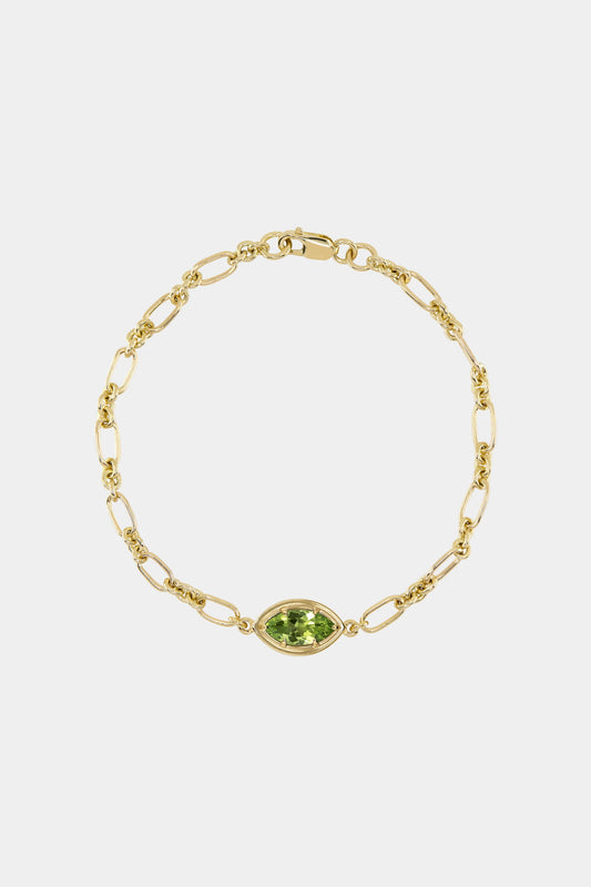 Roma Marquise Gemstone Bracelet | 925 Sterling Silver
