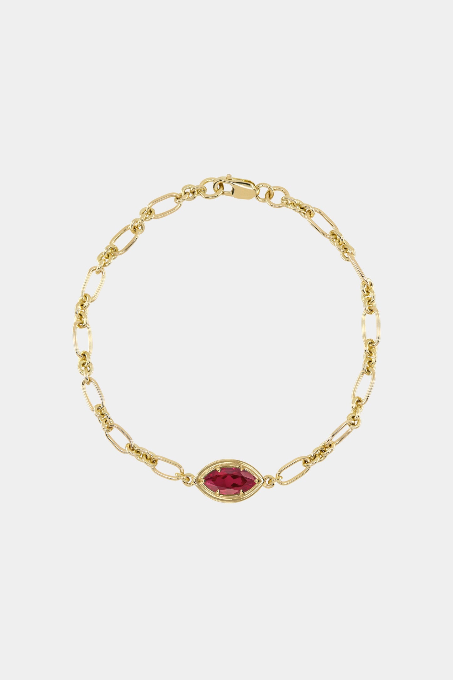 Roma Marquise Gemstone Bracelet | 925 Sterling Silver