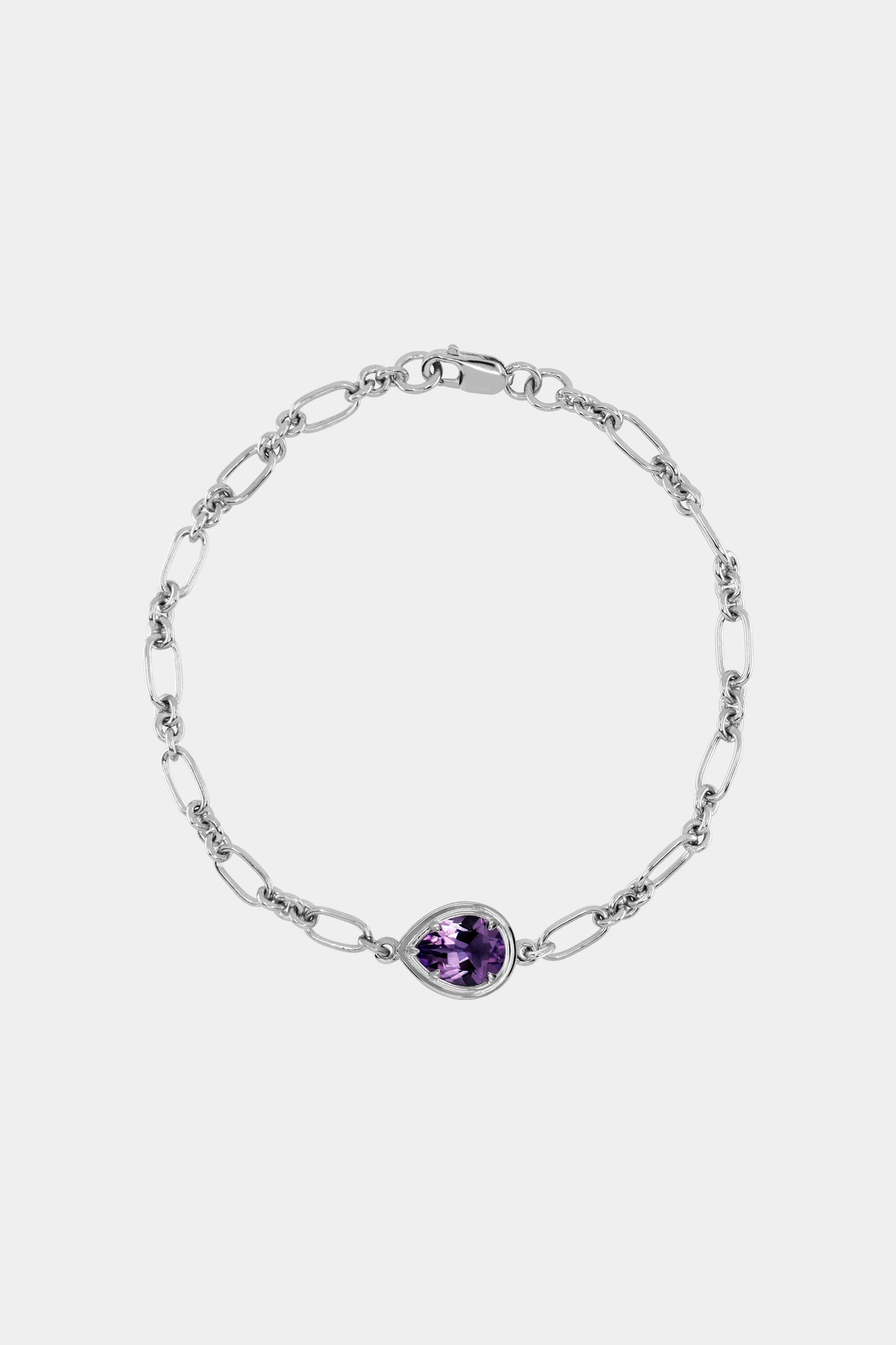 Roma Pear Gemstone Bracelet | 925 Sterling Silver