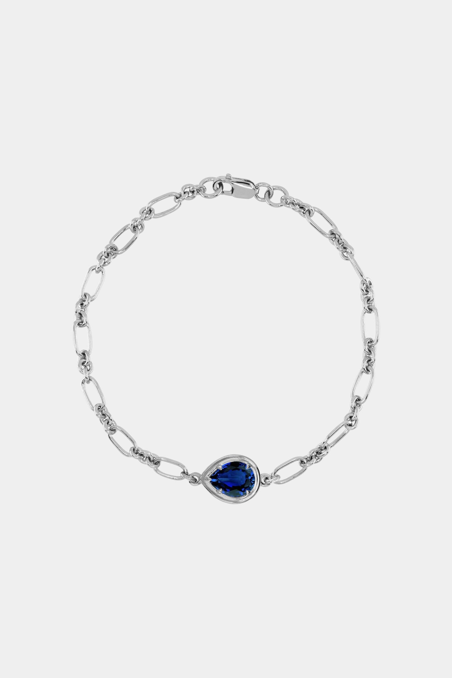 Roma Pear Gemstone Bracelet | 925 Sterling Silver