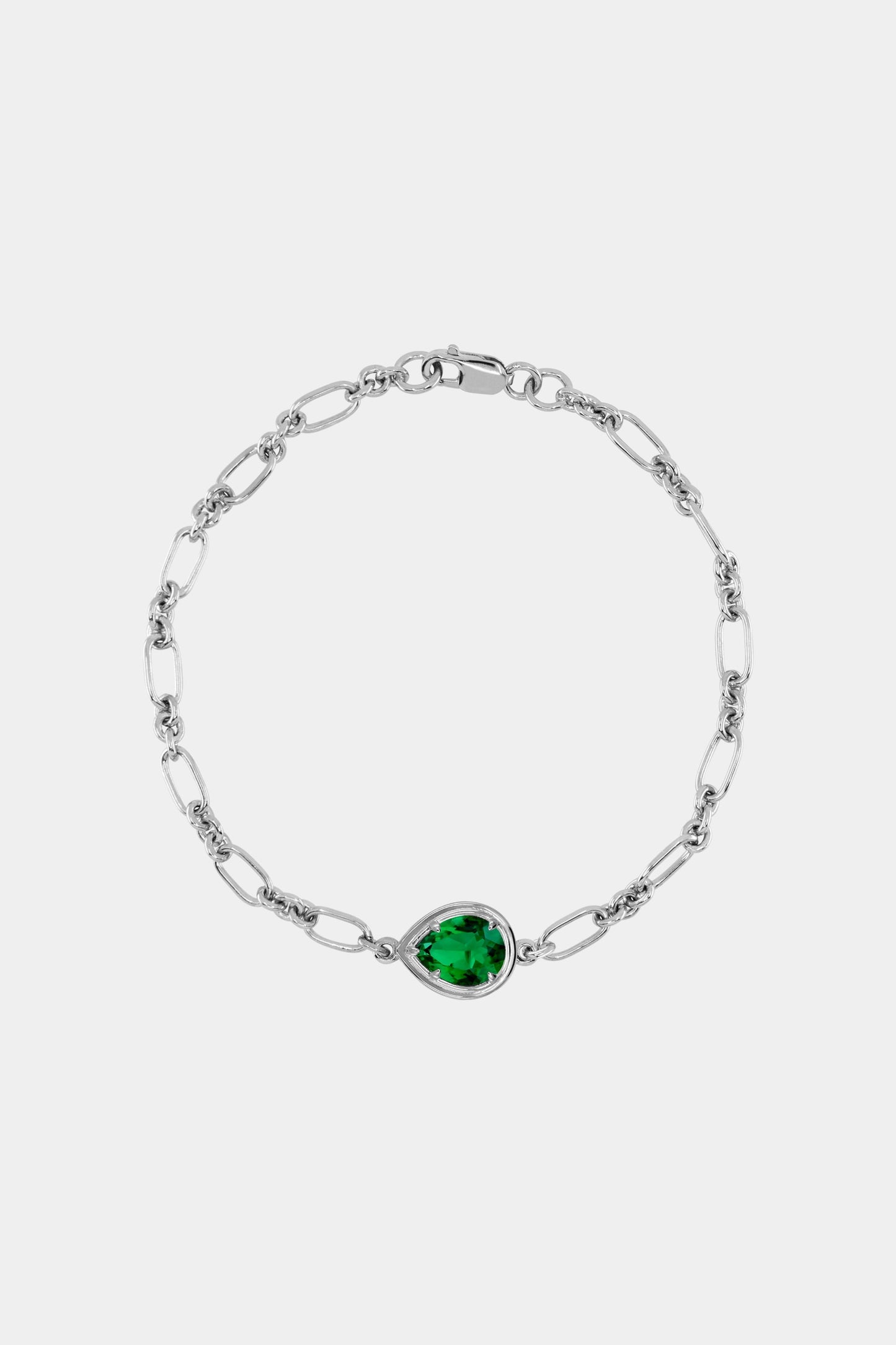 Roma Pear Gemstone Bracelet | 925 Sterling Silver