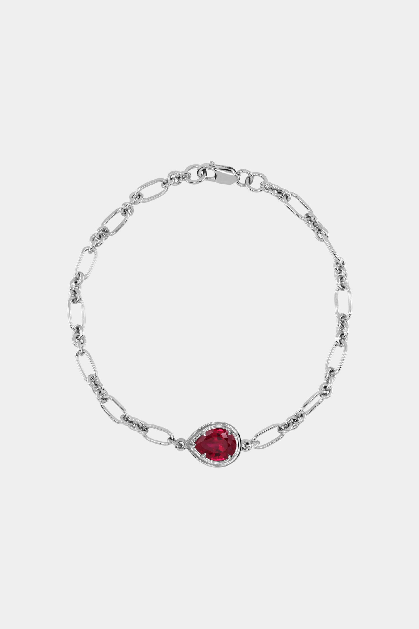 Roma Pear Gemstone Bracelet | 925 Sterling Silver