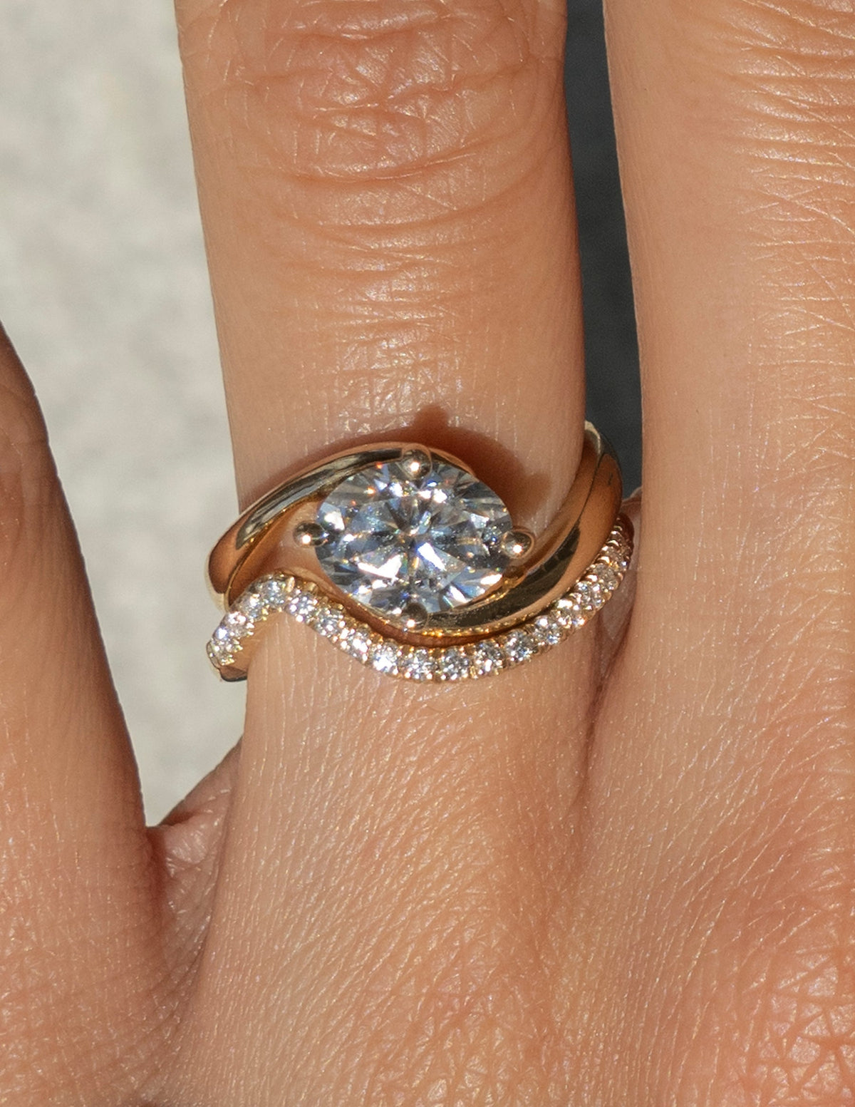 1.5 CT Oval Cut Lab Grown Diamond Solitaire Engagement Ring