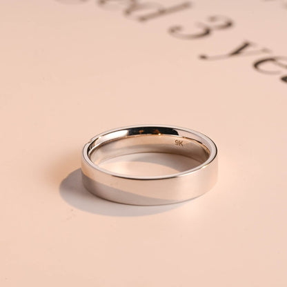 0.05 TCW Round Lab Grown Diamond Minimalist Men's Wedding Band