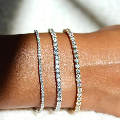 2.05 TCW Round Lab Grown Diamond Tennis Bracelet