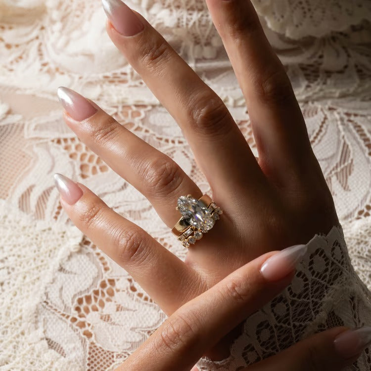 1.58 CT Emerald Solitaire Lab Grown Diamond Engagement Ring