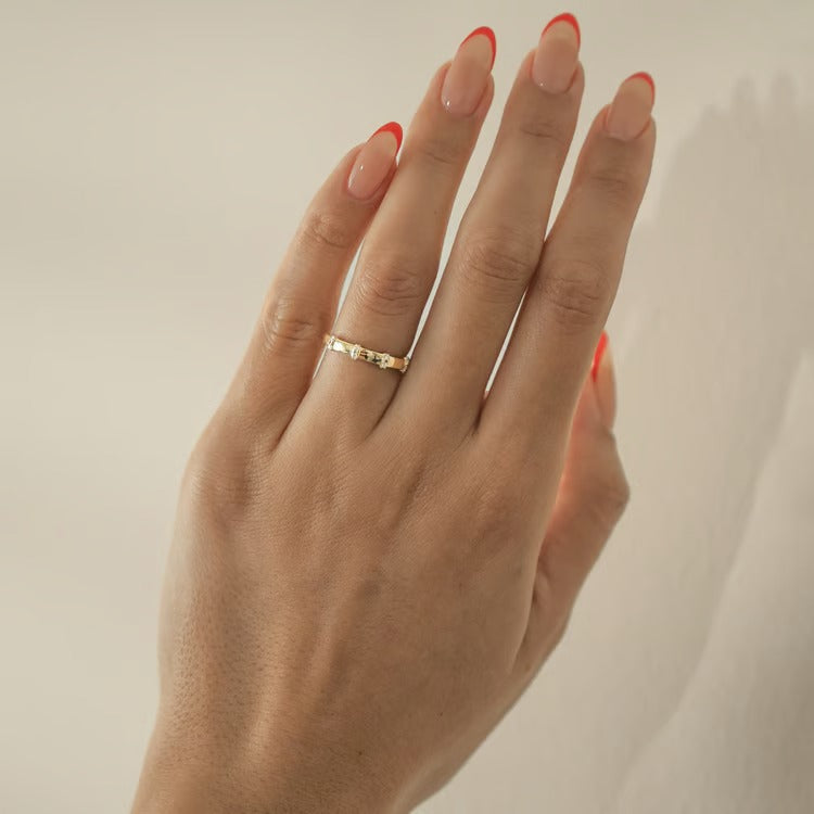 0.08 TCW Round Eternity Lab Grown Diamond Wedding Band