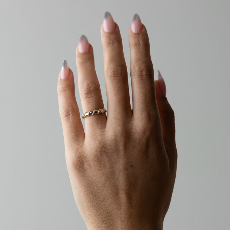 0.15 TCW Round Eternity Lab Grown Diamond Wedding Band