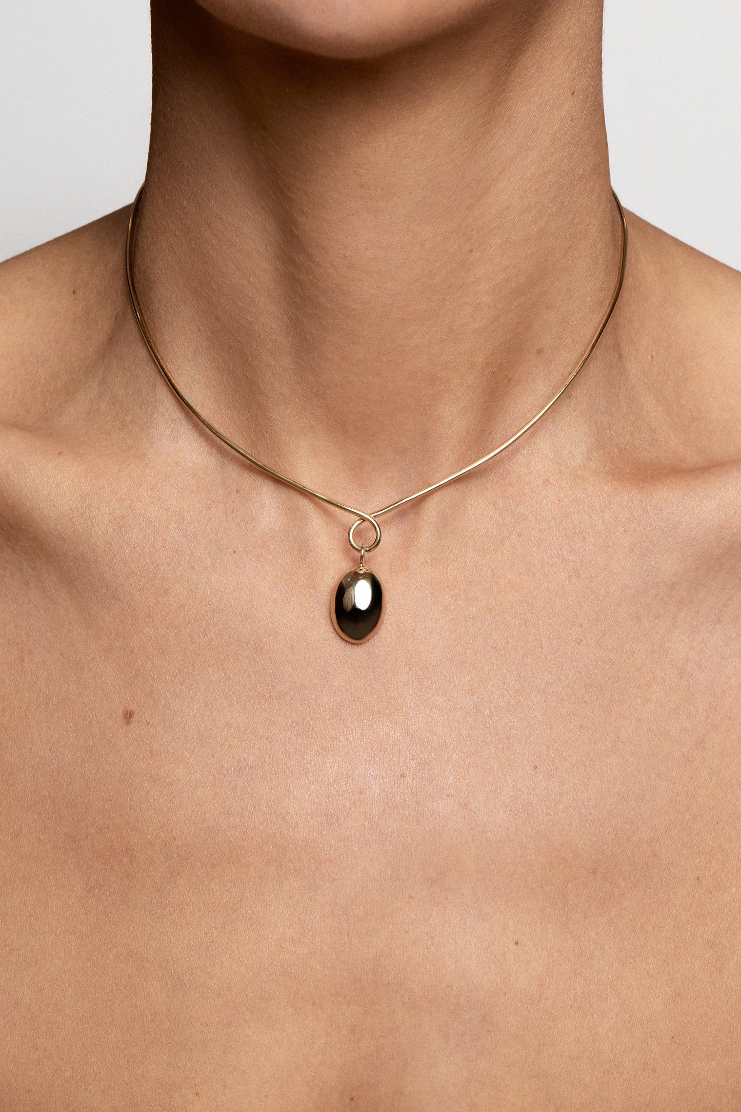 Omega Loop Necklace | 925 Sterling Silver, Customise