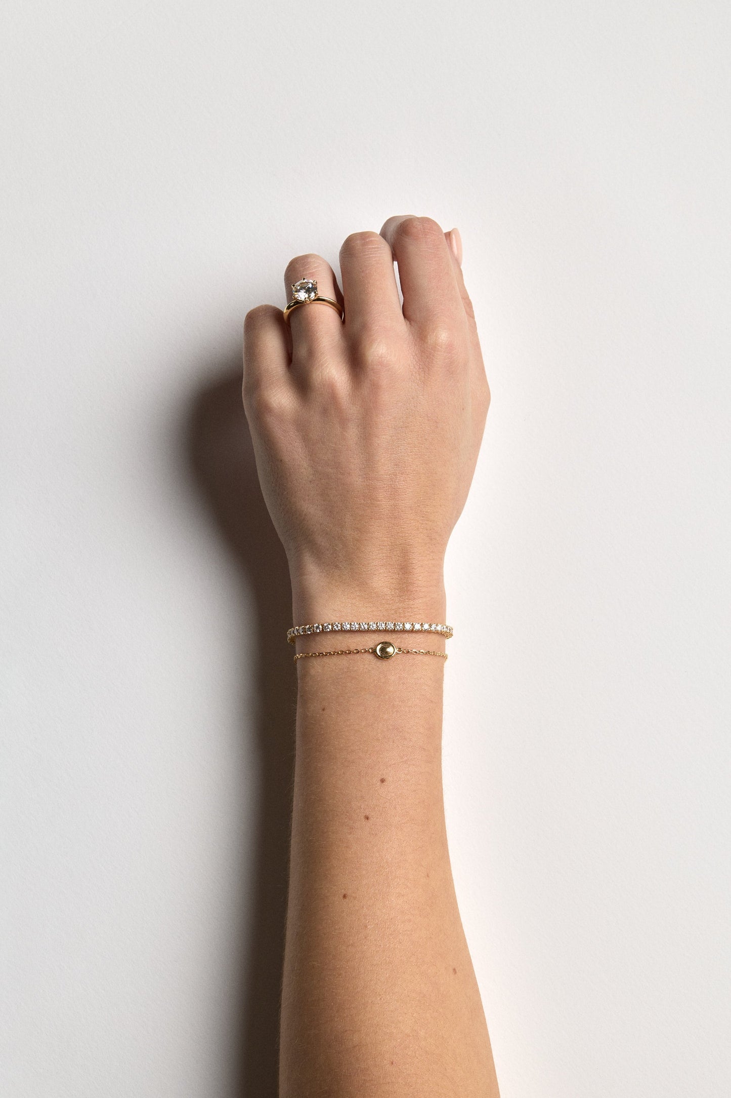 Oval Bezel Bracelet | 925 Sterling Silver