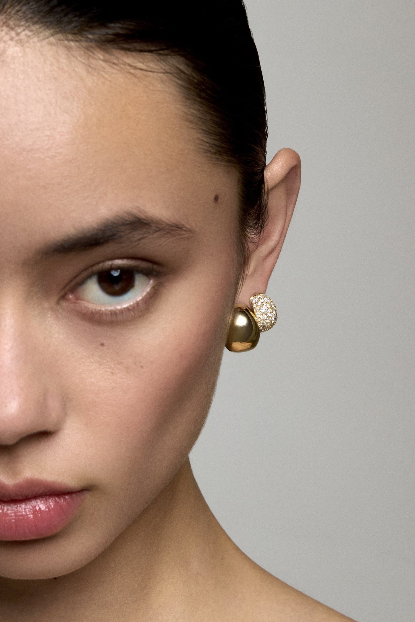 Large Blob Hoops | 925 Sterling Silver