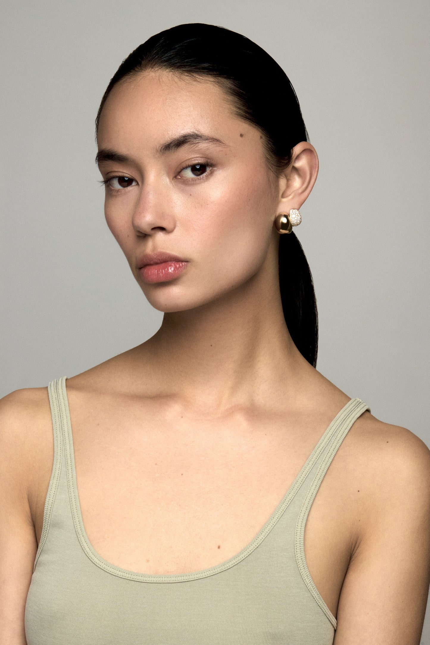 Large Blob Hoops | 925 Sterling Silver