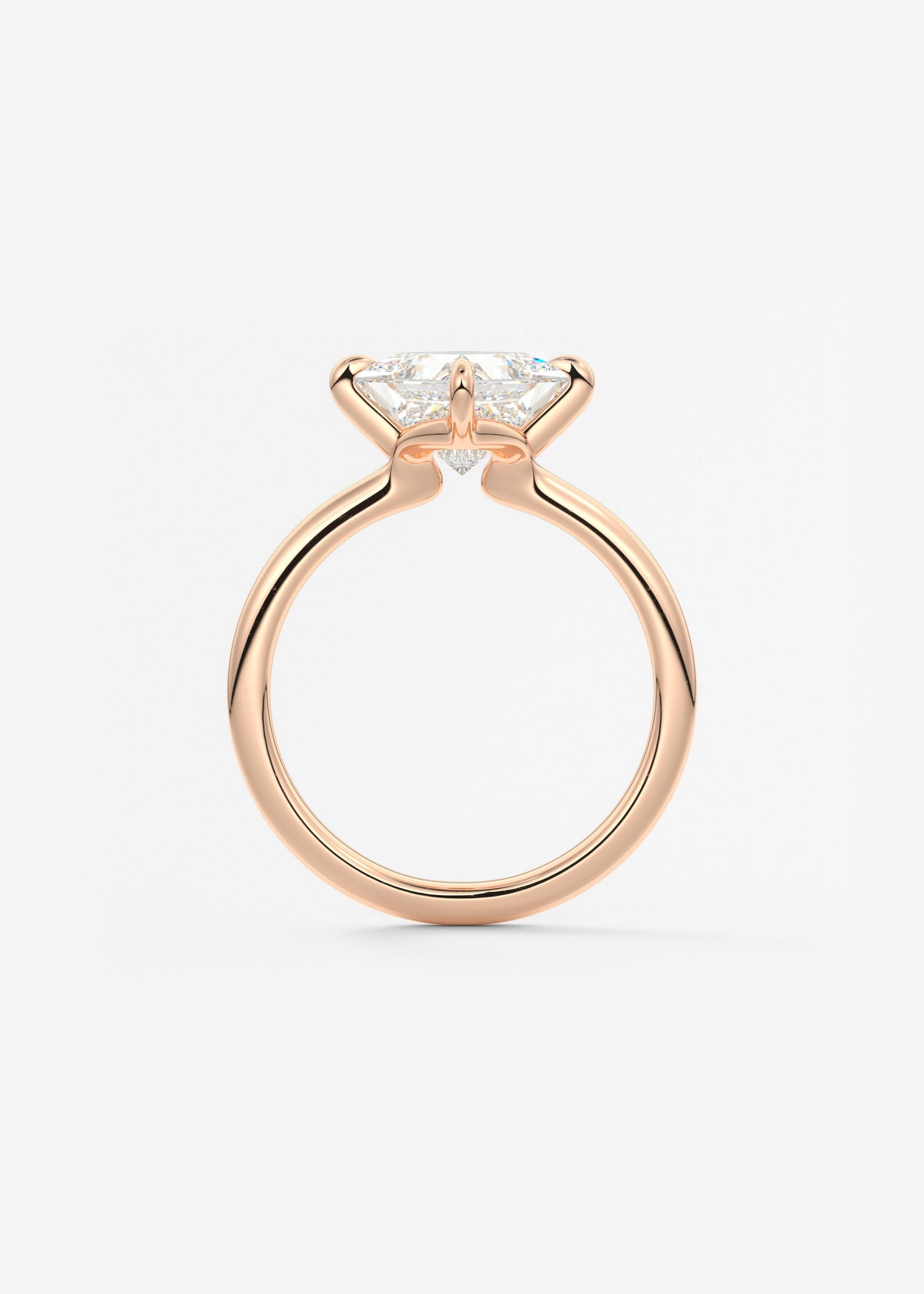 Princess East West Lab Grown Diamond Engagement Ring