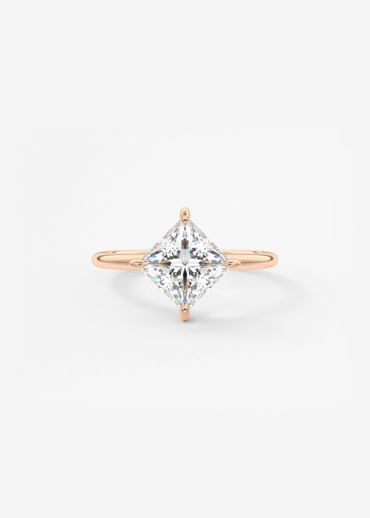 Princess East West Lab Grown Diamond Engagement Ring