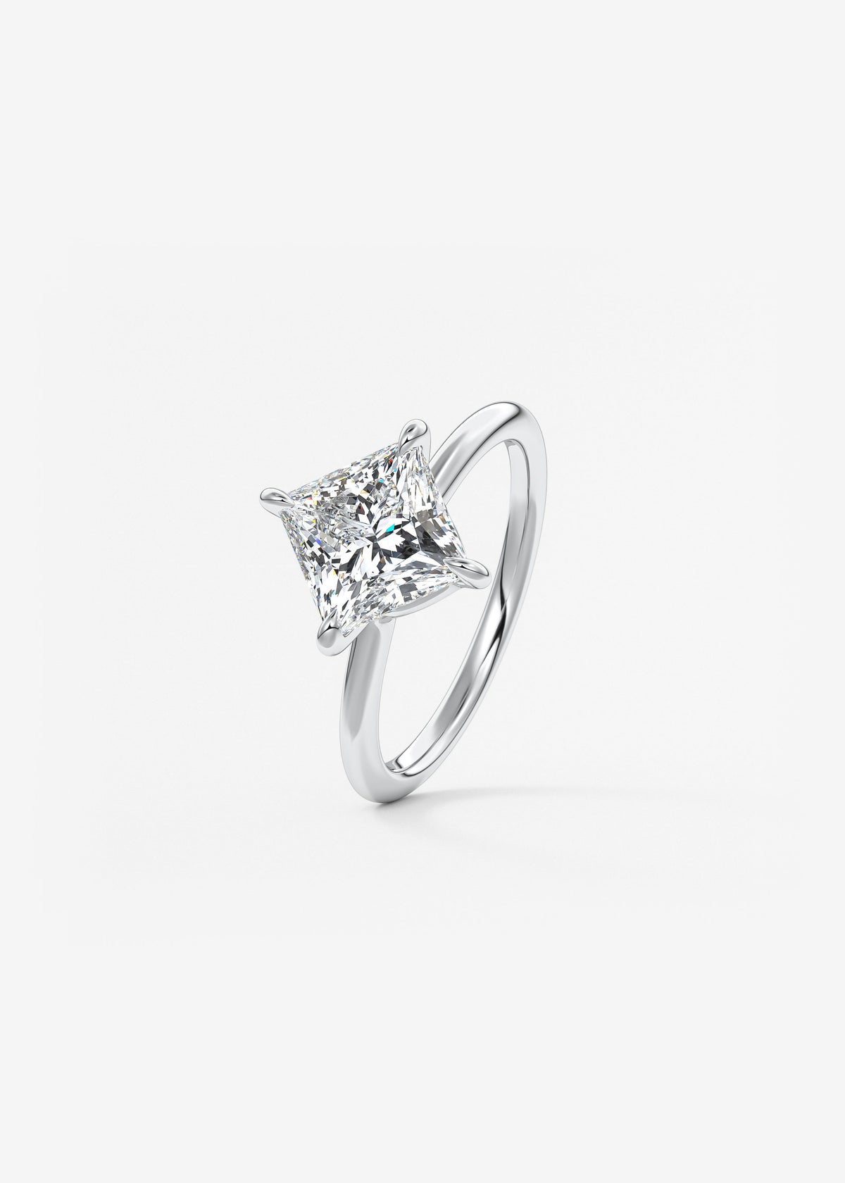 Princess East West Lab Grown Diamond Engagement Ring
