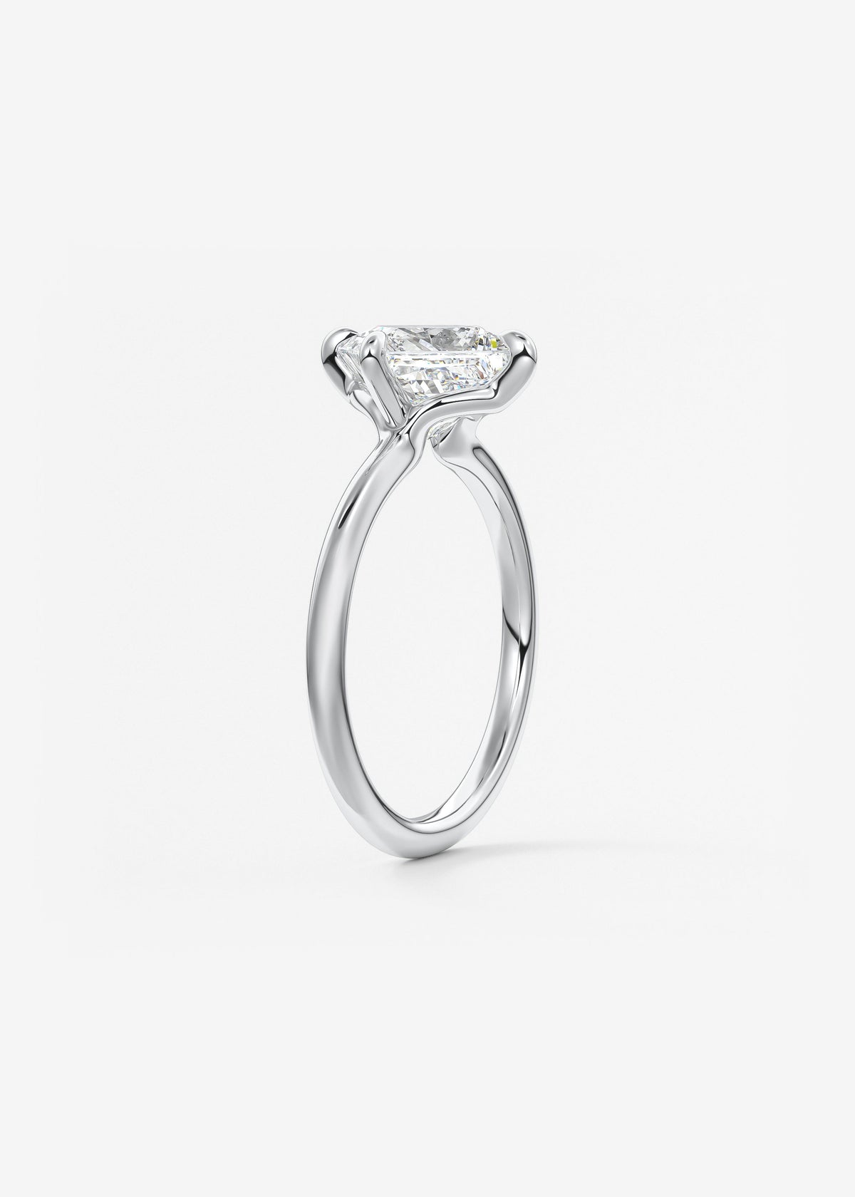Princess East West Lab Grown Diamond Engagement Ring