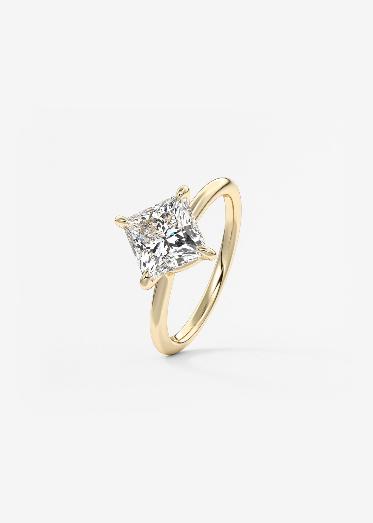 Princess East West Lab Grown Diamond Engagement Ring